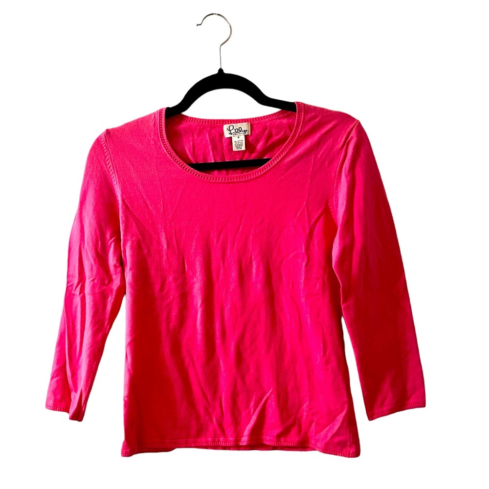 Lilly Pulitzer Pink 3/4 Sleeve Sweater Size: Small. - Picture 1 of 4